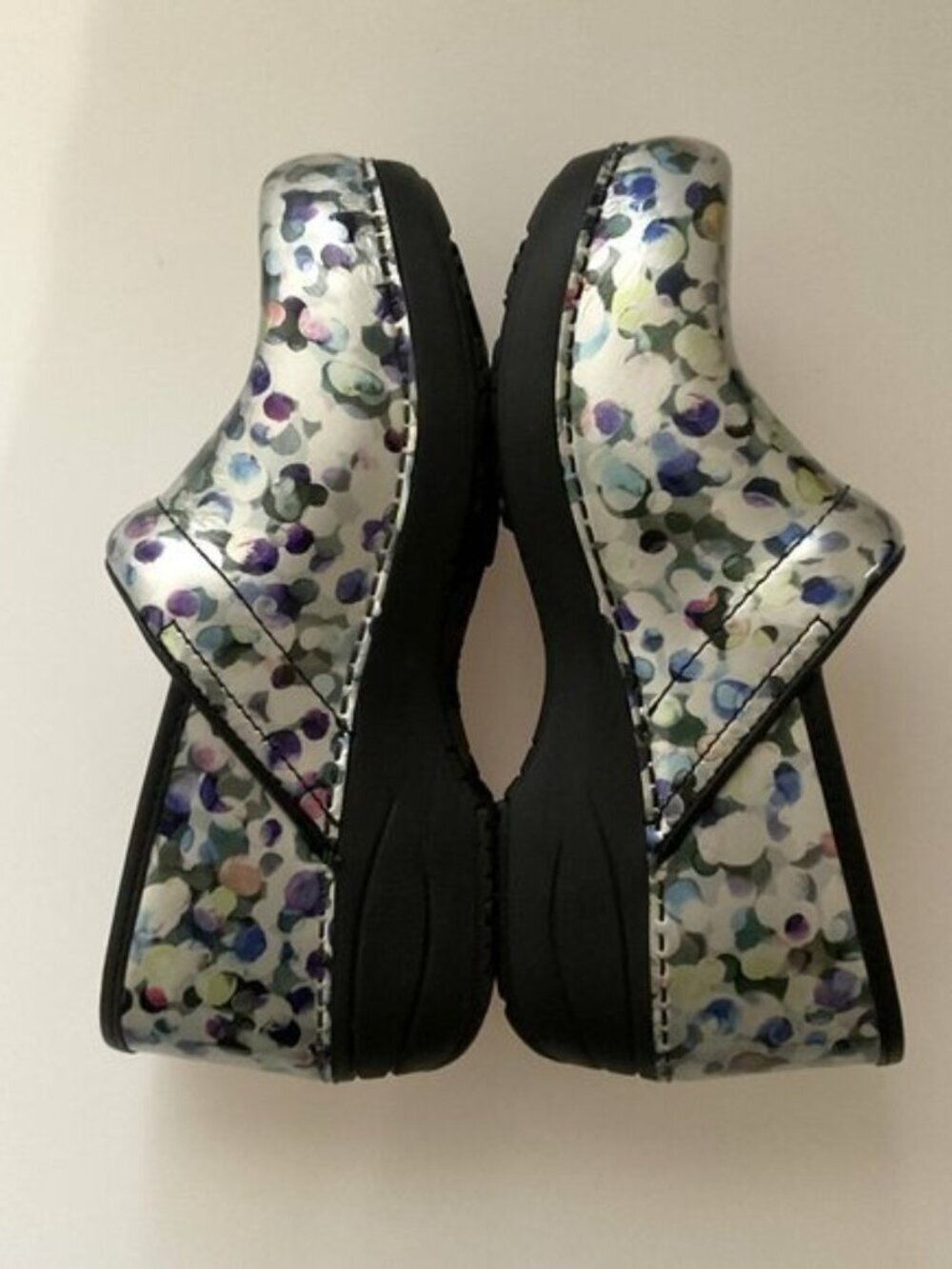 DANSKO XP 2.0 MULTI DOT PATENT LEATHER CLOGS - Picture 13 of 15